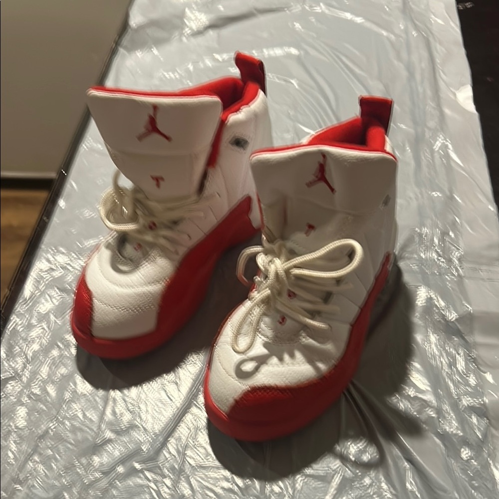 Kids Red and White Sneakers